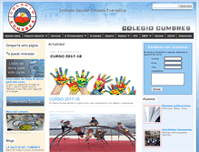 Tablet Screenshot of colcumbres.org